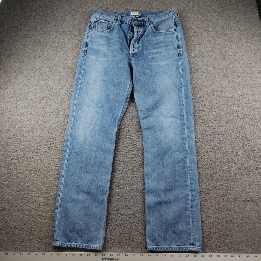 Citizens of Humanity Jeans Sz 30 Charlotte High Rise Straight Blue Cotton EUC